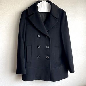 Fleurette 100% Wool Trench Coat Size 10